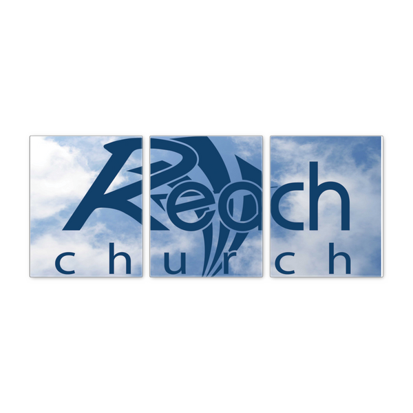 Reach Church Panoramic 3 Panel Canvas